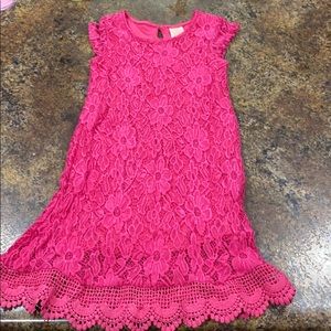 Pink Lace Dress